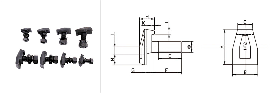 T Type Rail Clip